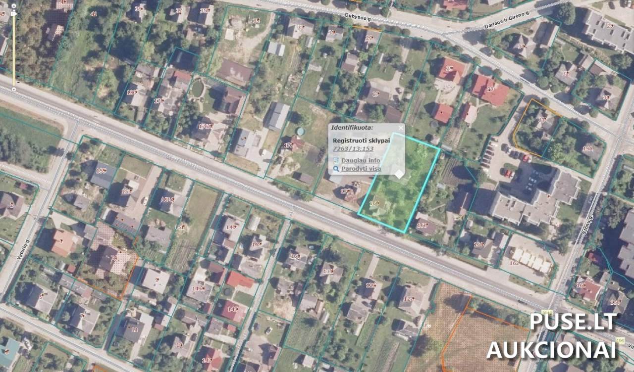 Žemės sklypas Sklypai Vilniaus g. 168, Raseiniai, 60143 Raseinių r. sav., Lithuania 1