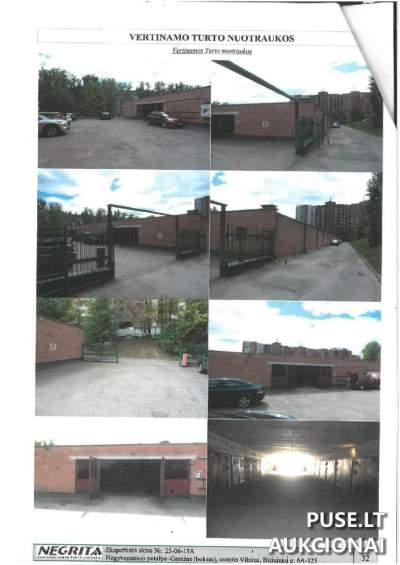 Garažas (boksas) Vilniuje, Bitininkų g. 6A, 29.14 kv.m, pradinė kaina 15840 EUR