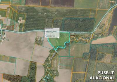 Parduodamas žemės sklypas Mažeikių r. sav., Pievėnų k. 1/2 dalis, pradinė kaina 20160 EUR