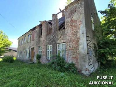 Parduodamas butas Katyčiuose, Šilutės rajone gyvenamasis plotas 33.63 kv.m. pradinė kaina 370 EUR