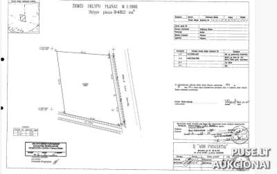 Žemės ūkio paskirties sklypo dalis Vilniaus rajone, Didžiojoje Riešėje, pradinė kaina 11720 EUR