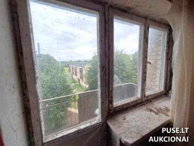 Mažas 15.84 kv. m butas Ventoje, Bausko g. 7, pradinė kaina 317 EUR, valstybės turto aukcionas