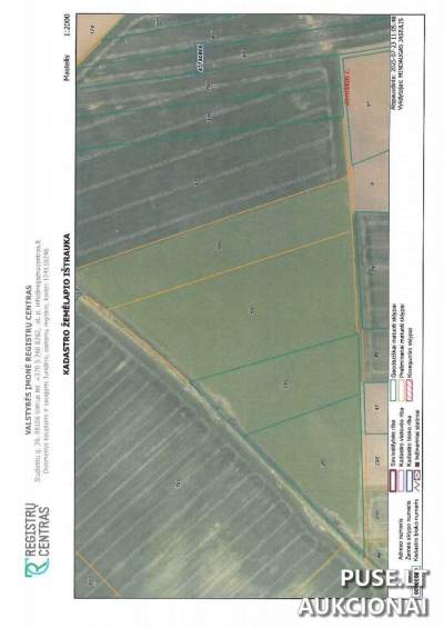 1.97 ha žemės ūkio paskirties sklypas Joniškio raj.; Stanelių k. aukcione nuo 8580 EUR