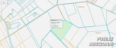 1/2 žemės sklypo dalis Raseinių r. sav., Maskvitų k. su 17200 EUR pradine kaina