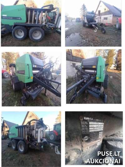 Ritinių presas-vyniotuvas Deutz Fahr 2013 m. Kupiškio r. su defektais 6000 EUR