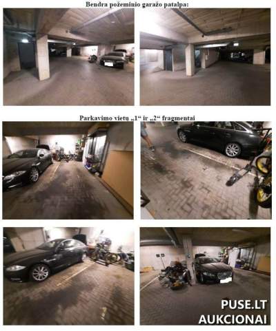 Požeminis garažas Kaune, Kalnų g. 56A, 1/2 parkavimo vieta 13200 EUR