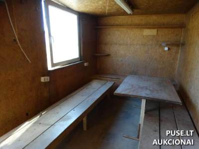 Modulinis namelis-konteineris Gargžduose nuo 500 EUR - Paskelbtas aukcionas