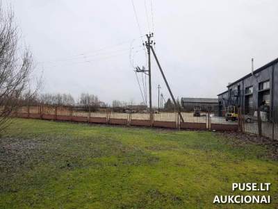 Valstybinis žemės sklypas Plungėje, Stoties g. 9F, pradinė kaina 2476 EUR