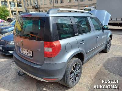 Parduodamas naudotas Škoda Yeti automobilis 2012 m. aukcione nuo 2970 EUR