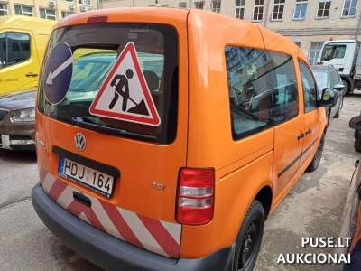 Lengvasis automobilis Volkswagen Caddy 2014 m. pradinė kaina 3700 EUR, aukcionas Vilniuje
