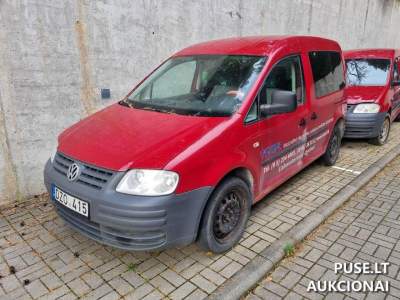 Parduodamas 2008 m. VW Caddy dyzelinis keleivinis automobilis Vilniuje - pradinė kaina 600 EUR
