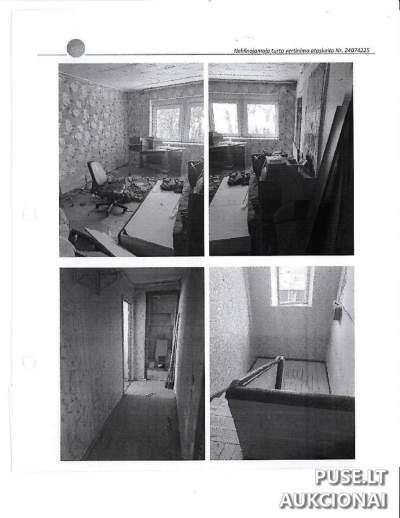 Parduodamas 1/1 dalies butas Kelmės rajone, Palaiškalnio kaime, pradinė kaina 1500 EUR