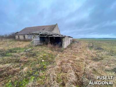 Patalpų aukcionas Telšių rajone, Juodsodės k. 2, karvidė, pradinė kaina 2407 EUR