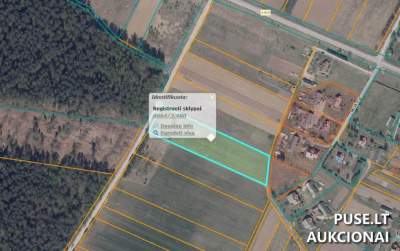 Žemės sklypas Švenčionių rajone, Sariuose, 0.6529 ha, pradinė kaina 201000 EUR