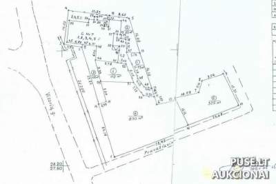 Namo dalis Vilniuje, Visorių g. 7, 54 kv.m, apleista, pradinė kaina 56711 EUR