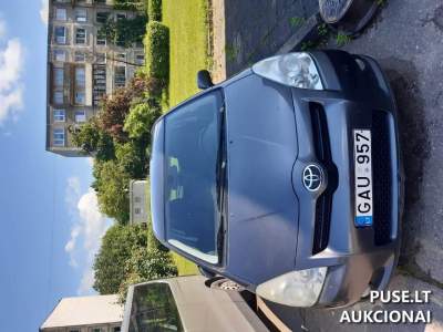 Toyota Corolla Verso 2007 dyzelis 100 kW aukcionas Kaune pradinė kaina 200 EUR
