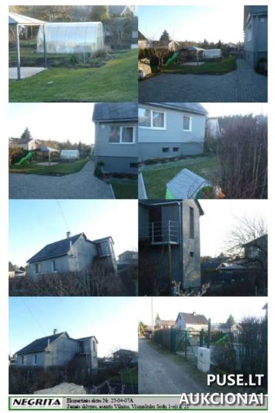 Žemės sklypas Vilniuje, Vismaliukų Sodų g., 0.0761 ha, pradinė kaina 27760 EUR