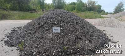 Naudoto asfalto granulės, 60 tonų, pradinė kaina 432 EUR, Kupiškio rajone