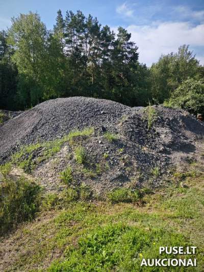 Parduodamos naudoto asfalto granulės 179,80 t už 1296 EUR, aukcionas Kaišiadorių rajone