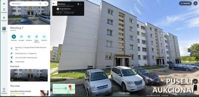 1 kambario butas Naujojoje Akmenėje, Ramučių g. 7, pradinė kaina 9600 EUR