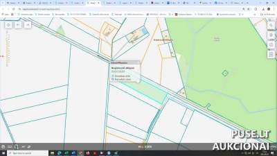 Žemės ūkio paskirties žemės sklypo dalis (1/32) Marijampolės r. aukcione, pradinė kaina 562 EUR