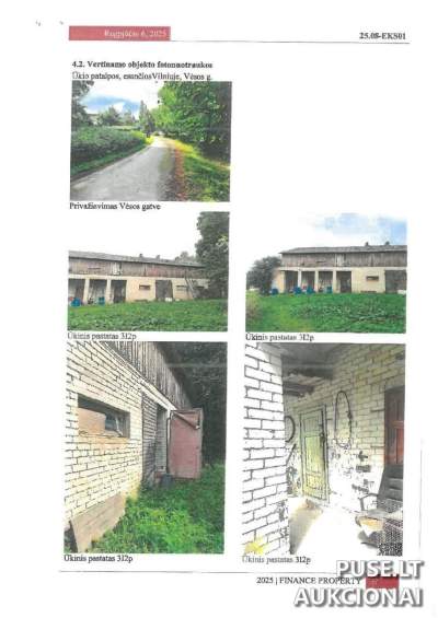 Pusė ūkio patalpų Vilniuje, Vėsos g., pradinė kaina 1480 EUR, 31 kv.m