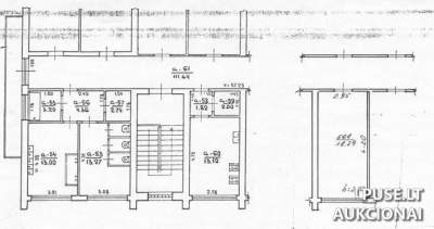 Mažas butas Marijampolėje Vytauto g. 43, pradinė kaina 3620 EUR, 18.29 kv. m
