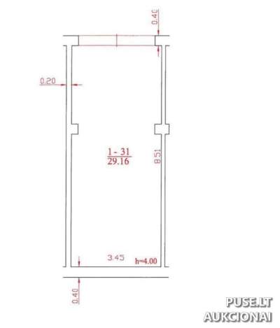 Garažo bokso aukcionas Panevėžyje Staniūnų g. 67B, kaina 2770 EUR
