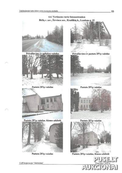 Kultūros namai Biržų r. sav. Kratiškiuose, Londono g. 25, pradinė kaina 13315 EUR, pastatai pakartotinis aukcionas