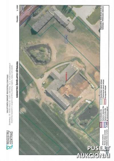 94/100 dalis Žemės ūkio paskirties arklidės Joniškio r. 1572 kv.m. pradinė kaina 9550 EUR