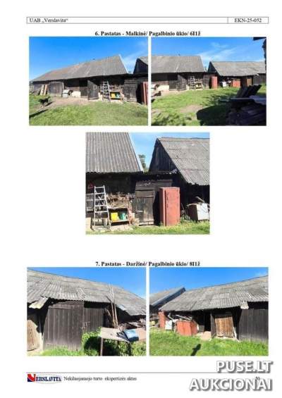 Žemės sklypo 1/3 dalis Kėdainių rajone, Žostautų kaime, Ateities g. 28, pradinė kaina 8760 EUR