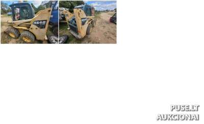 Parduodamas naudotas Gehl SL 4640 TURBO krautuvas 2007 m. pradinė kaina 8000 EUR