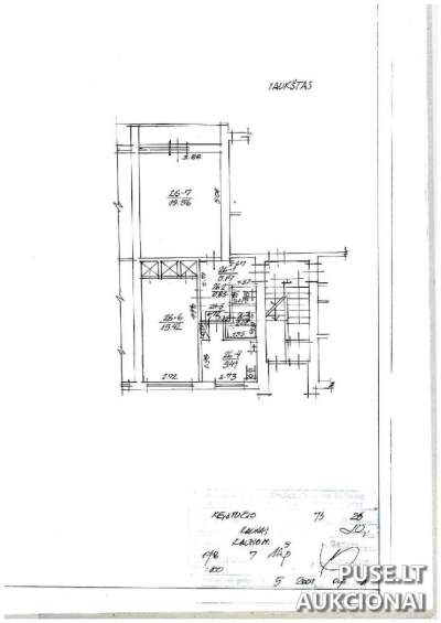 Parduodamas 1 kambario butas Kaune, Kęstučio g. 73, pradinė kaina 99700 EUR, aukcionas 2025-11-07