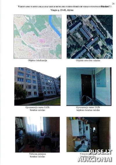 Butas Alytuje Vingio g. 23 su rūsiu 37600 EUR - Pirmosios Pakartotinės Varžytynės