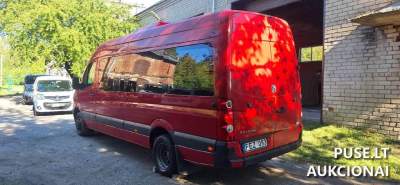 Keleivinis autobusas VW CRAFTER aukcione Klaipėdoje pradine kaina 5000 EUR