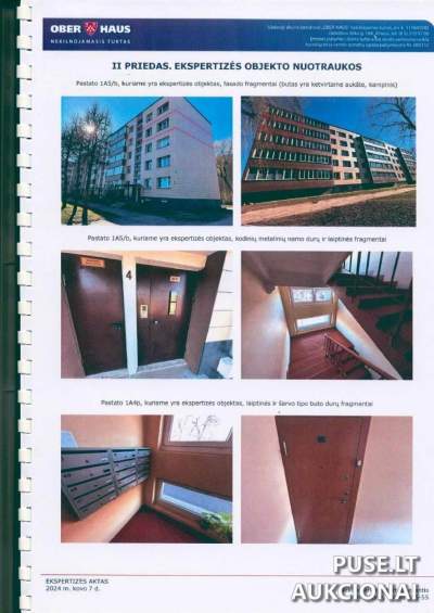 3 kambarių butas Panevėžyje, Tulpių g. 5, 61.43 kv.m, pradinė kaina 6200 EUR