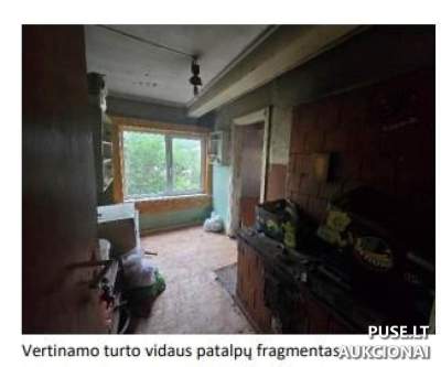 1 kambario butas Rokiškyje, Respublikos g. 36B, pradinė kaina 6740 EUR, parduodamas viešame aukcione