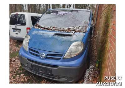 Lengvasis automobilis Nissan Primastar 2007 m. Kaune, pradinė kaina 2898 EUR, draudžiama eksploatuoti