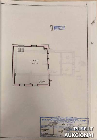 Gamybinės patalpos Kalveliuose (Vilniaus r.) Žaliašilio g. 1 – pradinė kaina 400 EUR