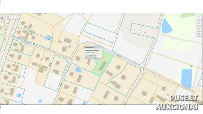 Žemės sklypas Kelmėje (Kiaunorių k., Vingio g. 11) – pradinė kaina 4 078 EUR