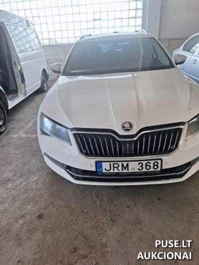 Škoda Superb Vilniuje (Birželio 23-iosios g. 16) - 2017 m., dyzelinas, pradinė kaina 3850 EUR