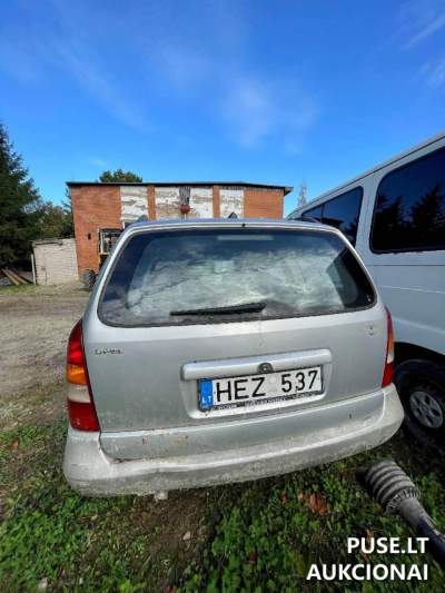 Opel Astra G Caravan aukcionas Biržuose (Rotušės g. 30) – pradinė kaina 150 EUR, dyzelinas, 2001