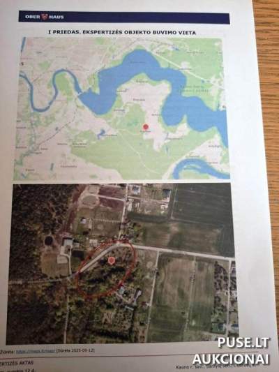 Žemės sklypas Kauno rajone, Dubravų k. – pradinė kaina 20 000 EUR