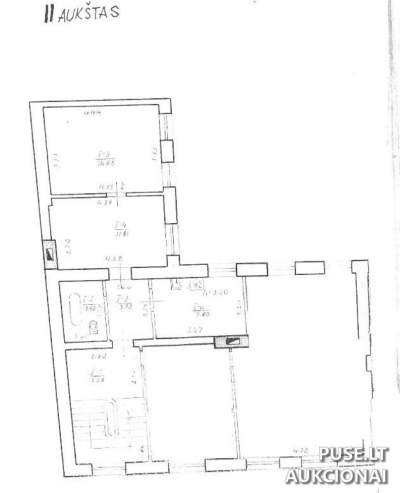 Butas Panevėžyje, Respublikos g. 19 — 47,41 m², pradinė kaina 40 880 €