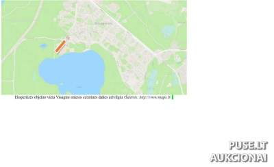 Butas parduodamas Visagine, Parko g. 8 - 1/2 dalies varžytynės, pradinė kaina 7 200 EUR