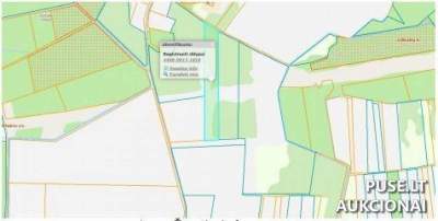 Jurbarko r. sav. Užtilčiuose žemės sklypas – 4800 EUR (antstolių varžytynės)
