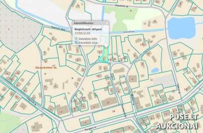 Žemės sklypas Skaudvilėje, Ančios g. 2 – pradinė kaina 3608 EUR, antstolių varžytynės