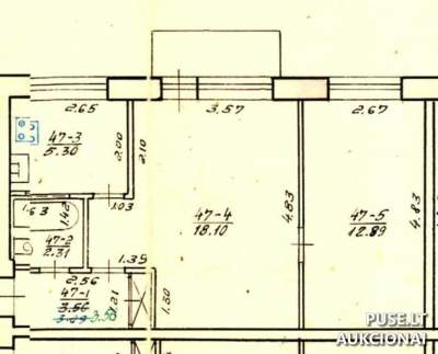 Butas Klaipėdoje, Rumpiškės g. 2 – 42 m², pradinė kaina 61 500 EUR