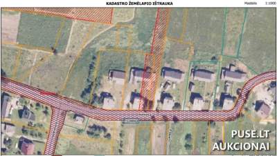 Sklypas Kaulakiuose (Raseinių r.) Ateities g. 4 – pradinė kaina 4 284 EUR