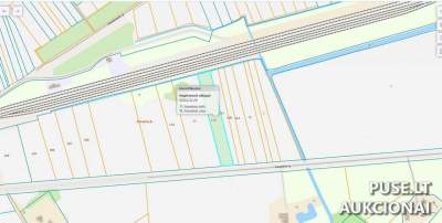 Žemės sklypas Jovaruose, Pakruojo rajone (Pamiškės g. 11D) – 0,52 ha, pradinė kaina 14 400 EUR